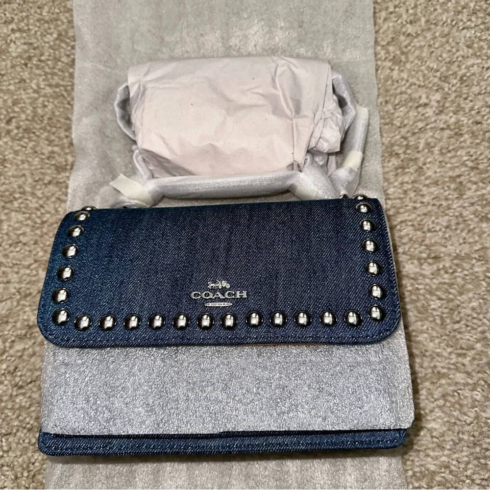 COACH Klare Denim Bag